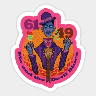 Devil Blues Sticker